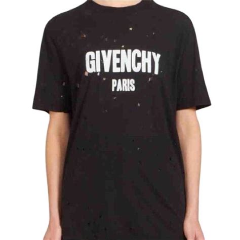 givenchy t shirt men|Givenchy top with holes.